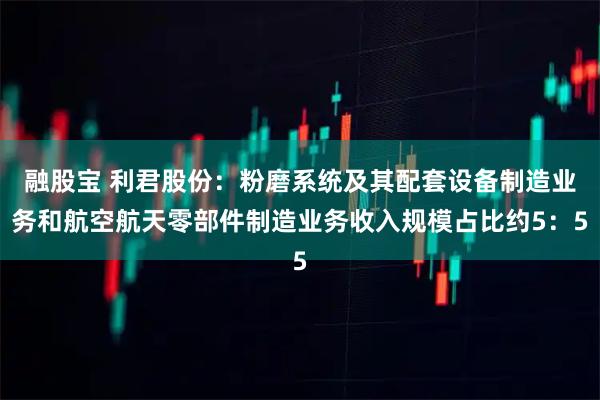 融股宝 利君股份：粉磨系统及其配套设备制造业务和航空航天零部件制造业务收入规模占比约5：5